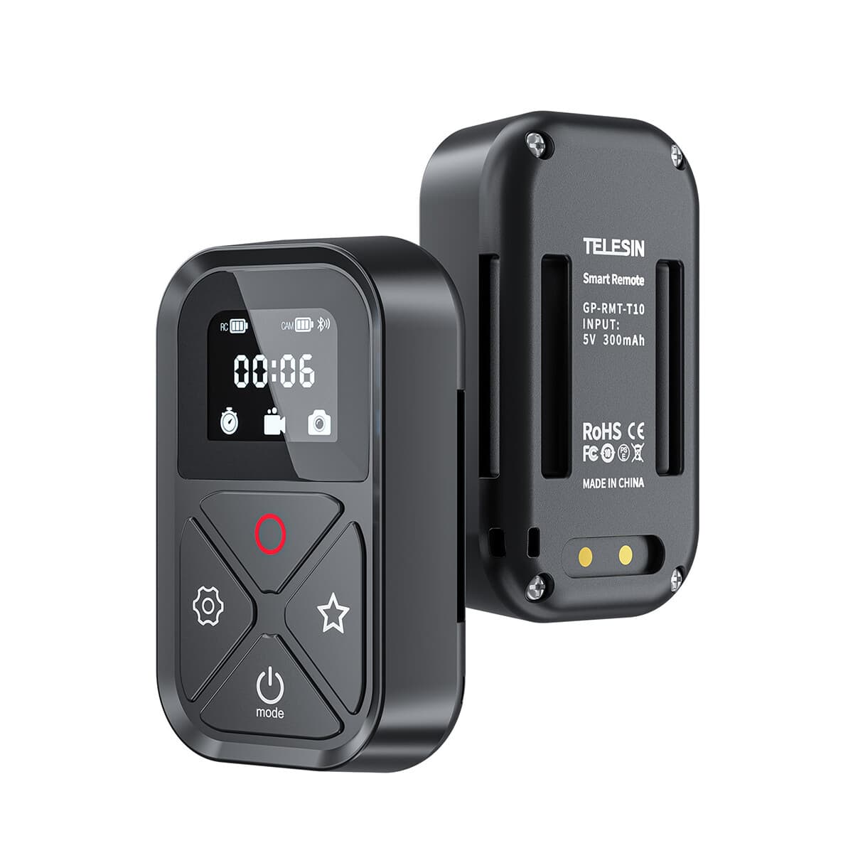 TELESIN Smart Wireless Remote Control Camera Controller For Go Pro Hero 11 10 9 8
