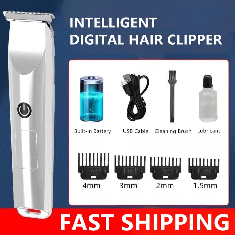 Men's Electric Beard Shaver Trimmer Razor Rechargeable Hair Shaving Machine USB