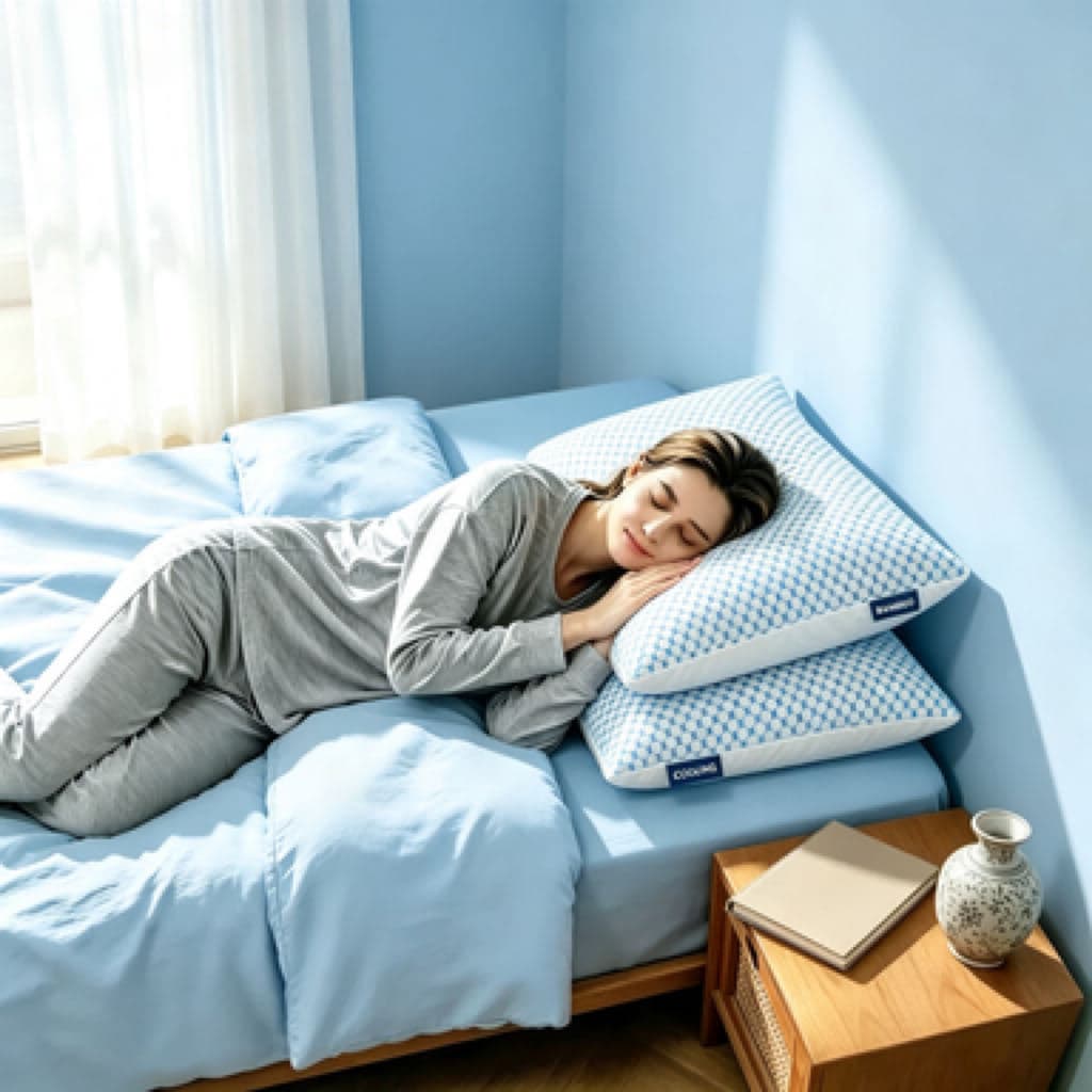 Adjustable Shredded Memory Foam Cooling Pillow